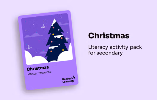 Image for Christmas literacy activity pack