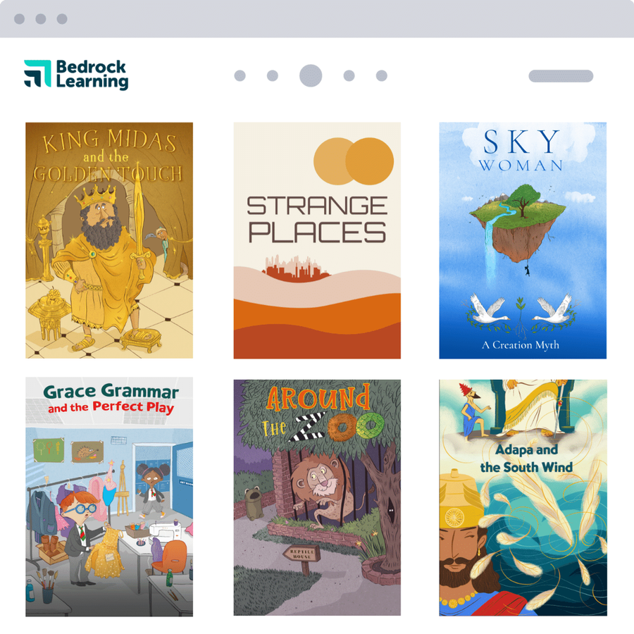 Book covers for topics on Bedrock Learning